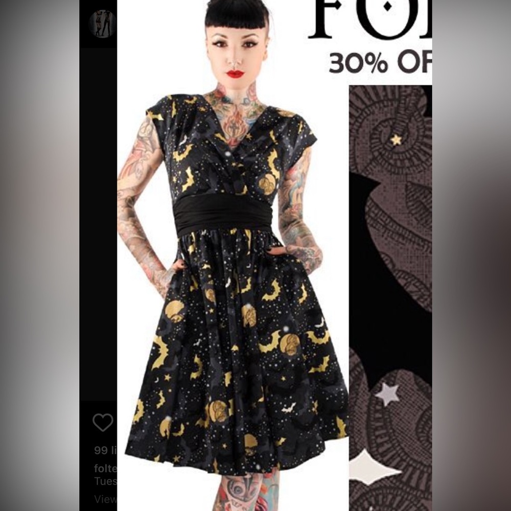 Folter GoNE BATTY dress